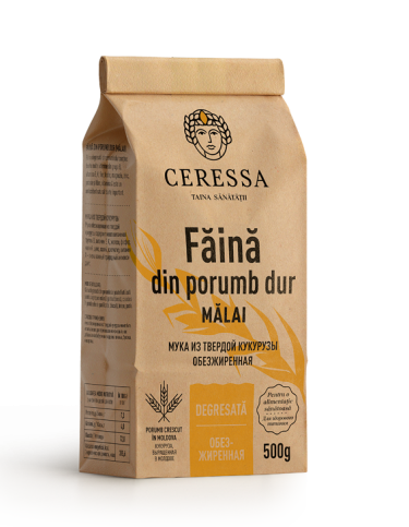 Făina degresată din porumb dur