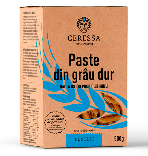 Paste CERESSA din făină integrală din grâu dur